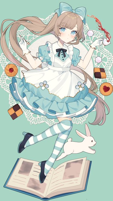 「hair bow rabbit」 illustration images(Latest)