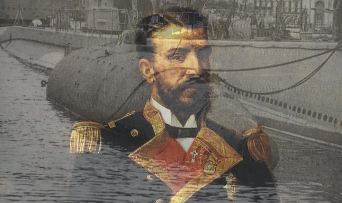 #TalDíaComoHoy de 1895 fallece Isaac Peral, teniente de navío de la @Armada_esp . ⚓🌊 Diseñó y construyó el primer 𝐬𝐮𝐛𝐦𝐚𝐫𝐢𝐧𝐨 torpedero a propulsión eléctrica, conocido por su nombre. #CESEDEN