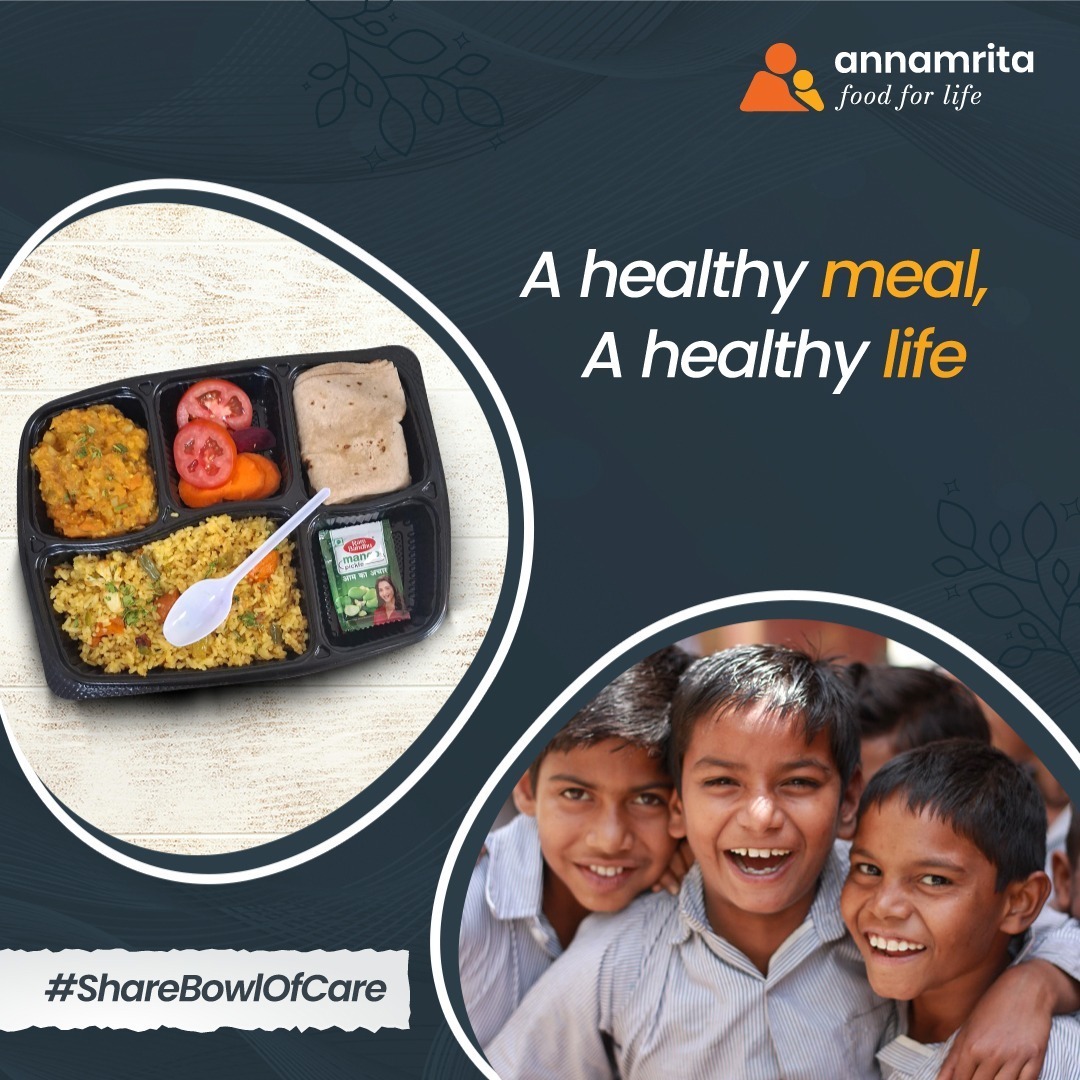 Experience the warmth of a comforting khichdi meal bowl, generously infused with nourishing pulses, offering a protein-rich delight in every serving. #ShareBowlOfCare through Annamrita today! #annamrita #donation #dreams #kindness #csr #development #corporatesocialresponsiblity