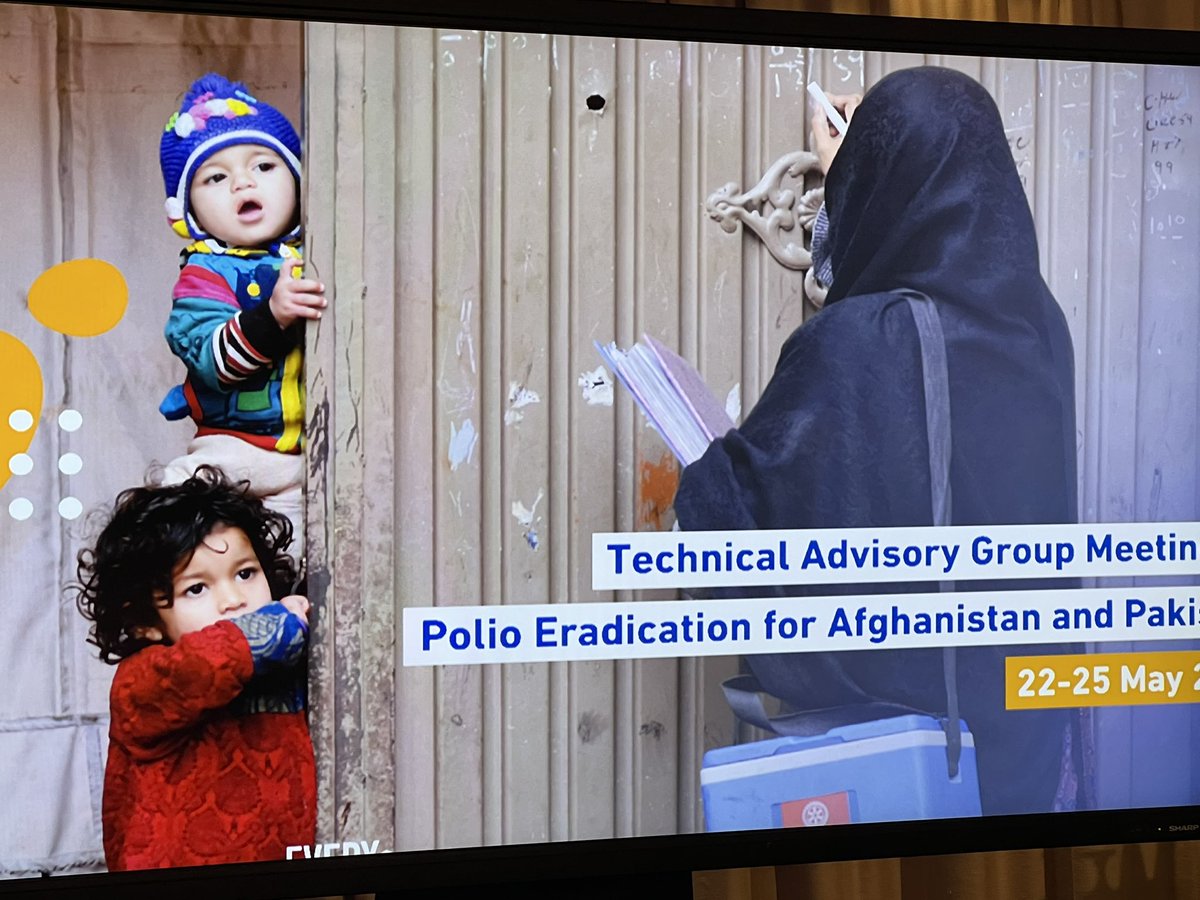 @TajudeenOyewale @UNICEFAfg’s Representative delivers opening remarks on behalf of the @UNICEFROSA RD at the start of the Polio Technical Advisory Group meeting for #Afghanistan and #Pakistan. @UNICEFpolio