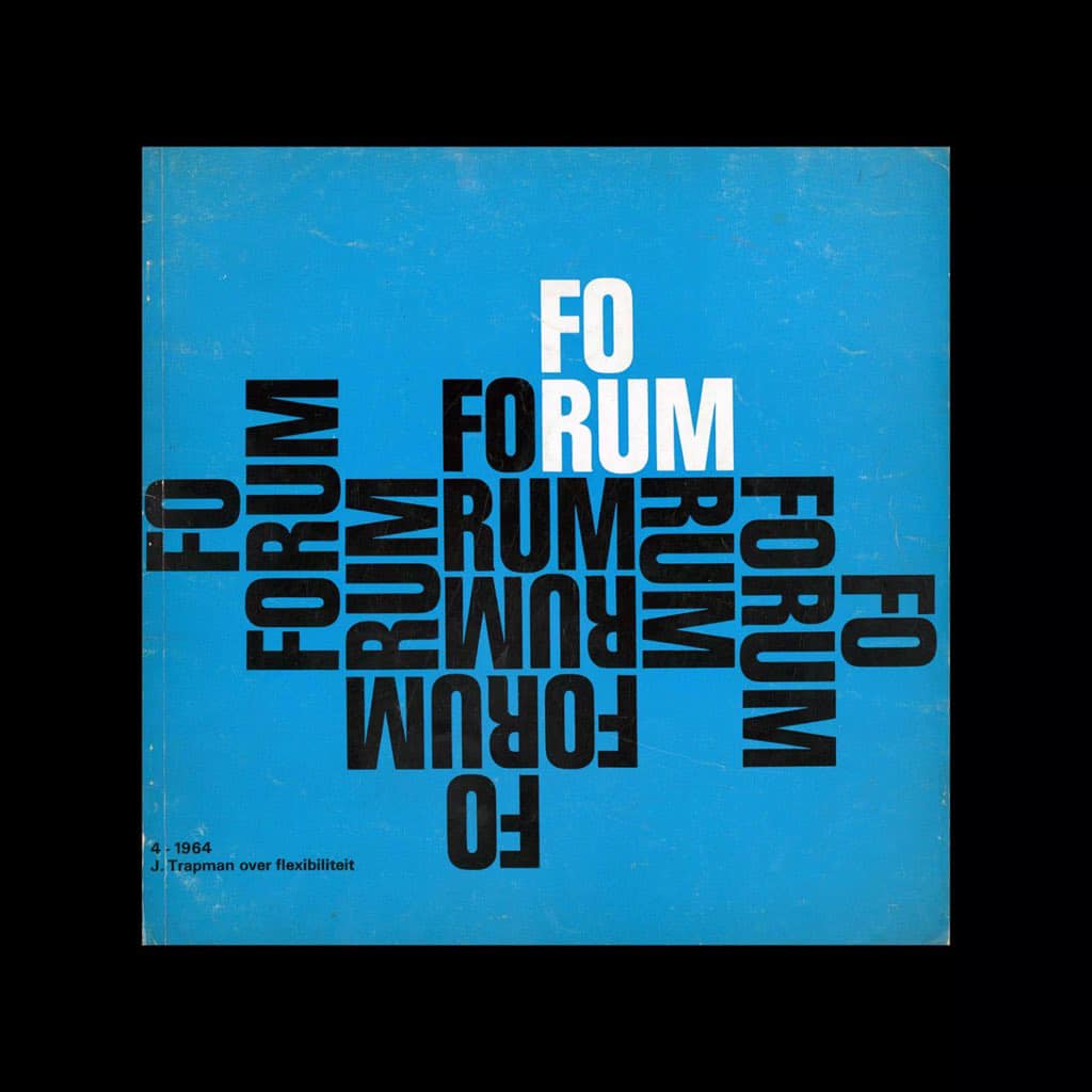 Forum voor architectuur en daarmee verbonden kunsten, 04, 1964 designreviewed.com/artefacts/foru… #architecture #design #typography