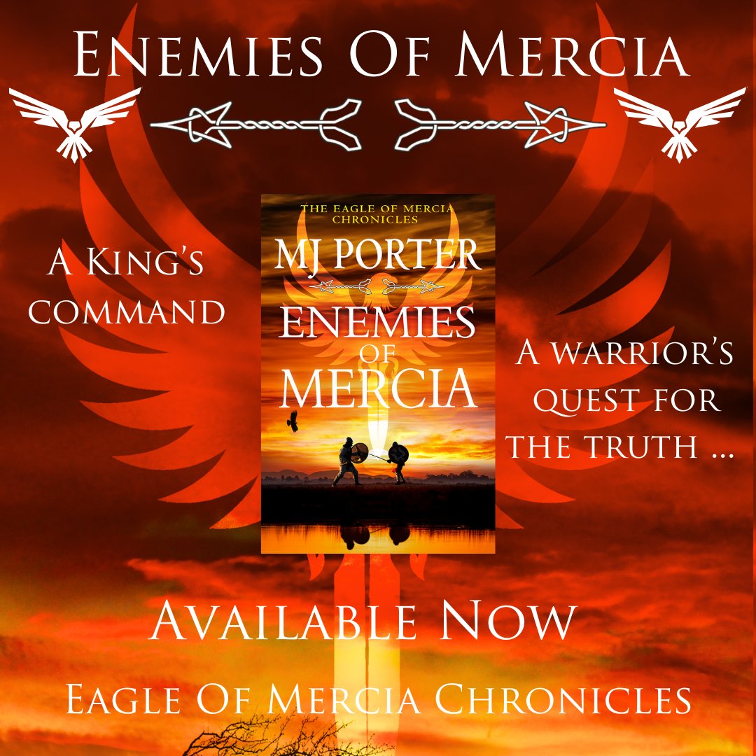 Continue the adventures of Icel #EnemiesOfMercia available now! books2read.com/u/br650z #histfic #TalesOfMercia #NewRelease