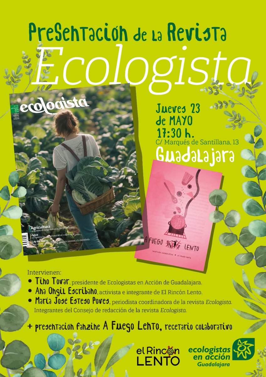 ¡Este jueves en el Rincón Lento!