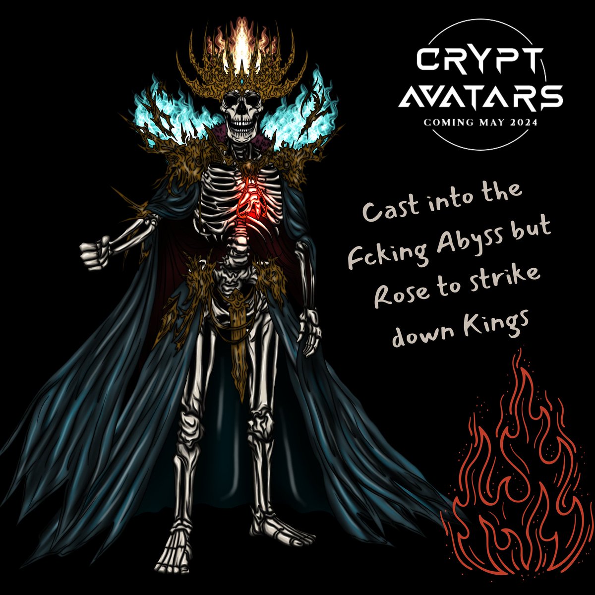 Good morning 
My life has been such a trying time these last few months. <a href="/TheCrypt_Nfts/">TheCrypt</a> has been a home for me. So personal of a founder and team. @Eldiablo_eth is amazing. He goes out of his way to make sure we are OK. It's about our health, safety and family first. No