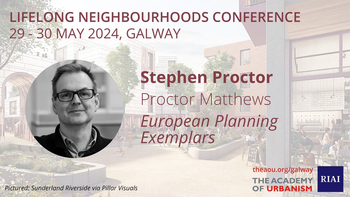 In a week’s time, the AoU x RIAI Lifelong Neighbourhoods conference will kick off in Galway with a day hearing from high quality case studies from Europe. 

Check out the full programme and book your 1- or 2- day tickets at theaou.org/galway
