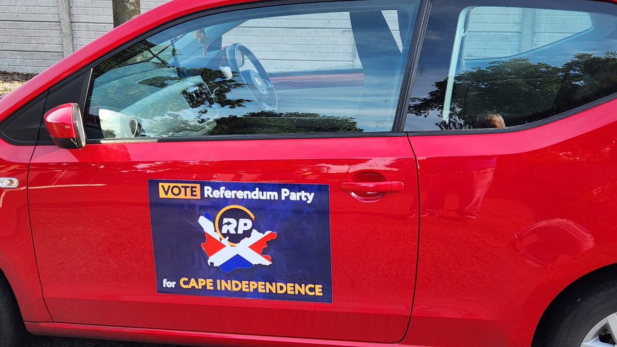 The Referendum Party campaigning in Kuilsrivier. 29 May will be your opportunity to end ANC rule forever. If you want Cape Independence, you will have to vote for it!

#ReferendumParty #CapeIndependence