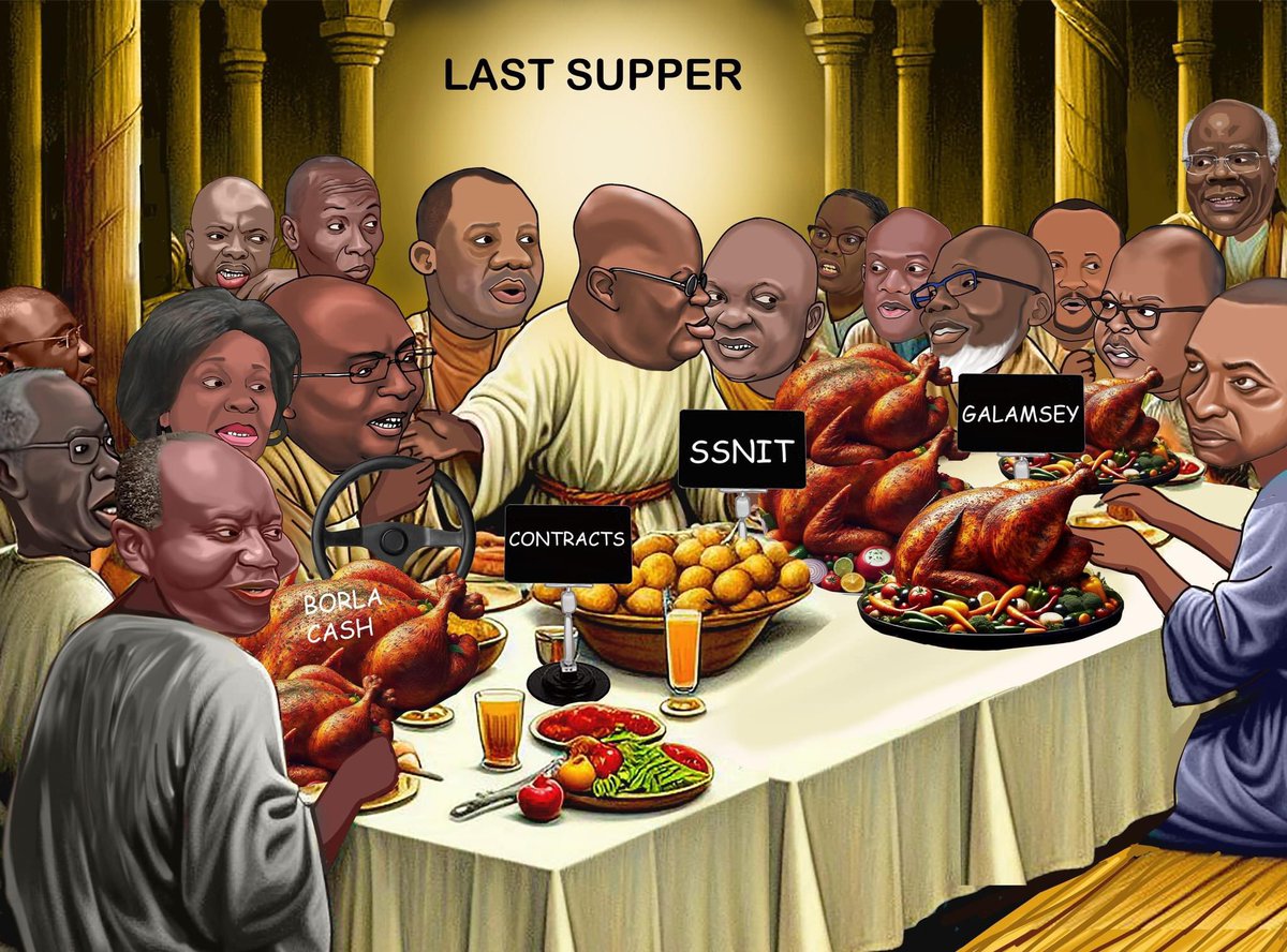 [Cartoon] Last supper. Who is Judas?

#OnuaFM