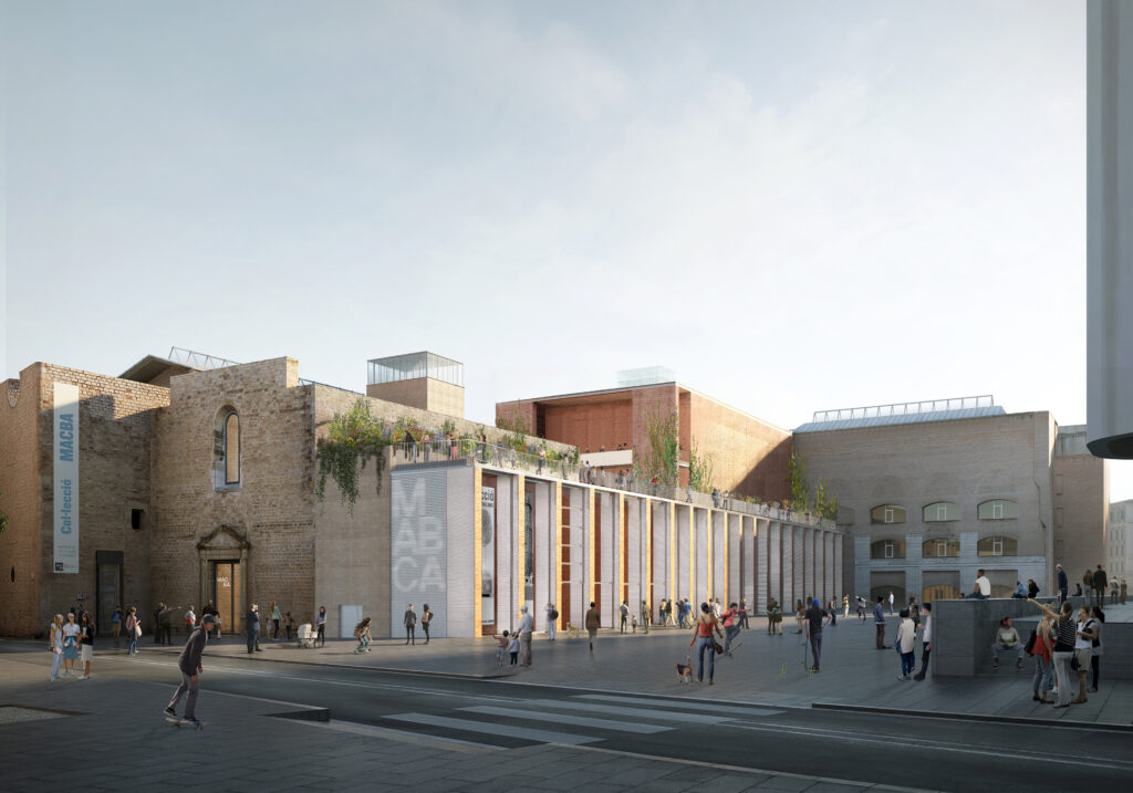 🔛 Llum verda al projecte d’ampliació del #MACBA. 🏛️ El projecte preveu un nou edifici a la plaça dels Àngels de 2.110 metres quadrats i un mirador a la coberta, obert a la ciutadania. Previsió de finalització obres 👉 gener 2027 LLegeix la notícia: via.bcn/UJgT50RQvtT