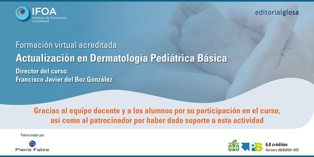 🎉 ¡El curso 'Actualización en Dermatología Pediátrica Básica' ha sido un éxito! 🎉

Queremos expresar nuestro más sincero agradecimiento a todos los que han hecho posible esta enriquecedora experiencia: director, profesorado, patrocinador y, por su puesto, a todos los 👩‍🎓alumnos.