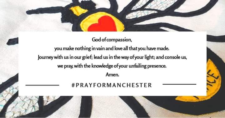 Seven years ago, 22 young people lost their lives and hundreds more were injured in the Manchester Arena attack. It is a date we will never forget, so today we join together as a diocese in prayer for all affected by this tragedy. At Manchester Cathedral, three regular