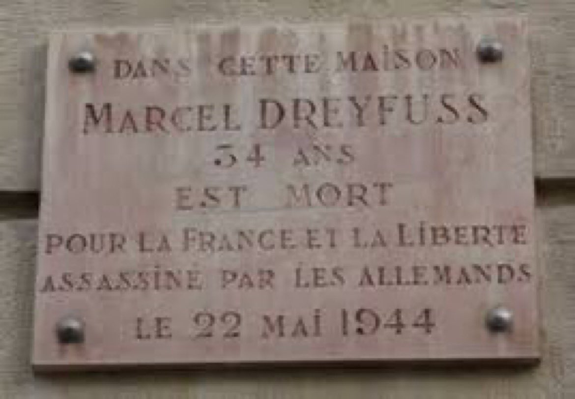 Le 22 mai 1944, il y a 80 ans, Marcel DREYFUSS, 34 ans, était assassiné à Lyon par les Allemands. Mort pour la France et la Liberté.