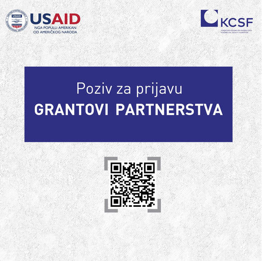 📢 𝐆𝐑𝐀𝐍𝐓𝐎𝐕𝐈 𝐏𝐀𝐑𝐓𝐍𝐄𝐑𝐒𝐓𝐕𝐀

Program Građanskog Angažovanja koju finansira USAID otvara poziv za podnošenje prijava za grantove za podršku partnerstvima između OCD i privatnog sektora.

📷 Sve detalje o pozivu možete pronaći na linku: tinyurl.com/partnerstva