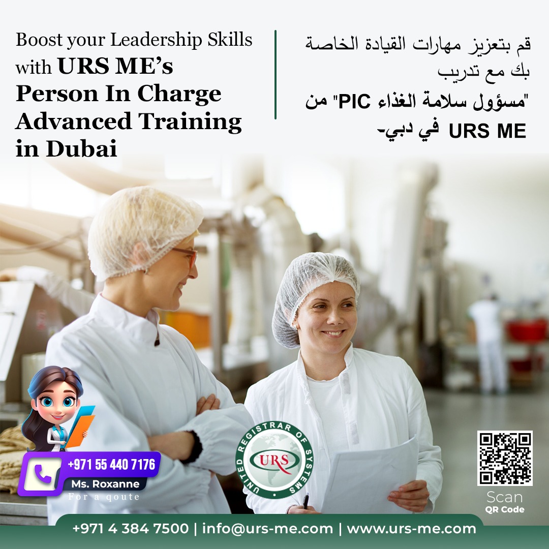 Learn to master in-house self-inspections and ensure the strict adherence to food safety policies and Dubai Municipality standards. 
Contact us today
Visit urs-me.com
Call +971 4 384 7500

#FoodSafetyLeadership #DubaiFoodSafety #URSTrainingExcellence #BeTheChange
