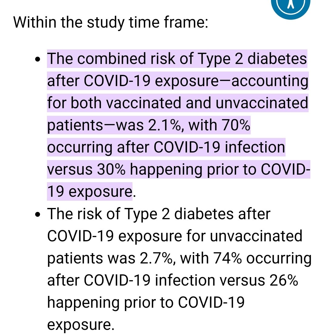 Covid infection isn't the only thing that has caused the rise in type 2 diabetes, but it absolutely supercharges it.
From the big Cedars Sinai study last year: