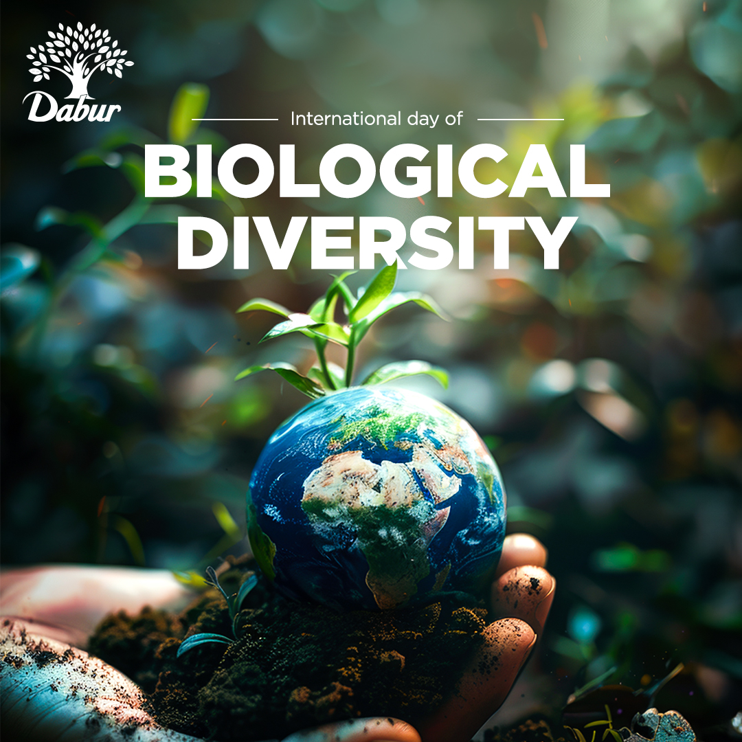 Celebrating the richness of life on Earth this International Day of Biological Diversity! Let's protect and preserve our planet's incredible biodiversity together. #Dabur #DaburIndia #InternationalBiologicalDiversityDay #CelebrateLife #ScienceOfAyurveda #BiodiversityDay