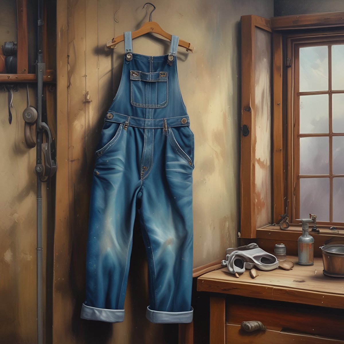 kidologist's tweet photo. I just want to be a pair of overalls the Holy Spirit can put on use to get Jesus’ work done. 
#Wisdom #Quote #Truth #LifeLearner #Witnwisdom #AIartbyKarl #AI #AIart #AIArtCommuity #AIArtwork #aiartist https://t.co/boeSIByEXR
