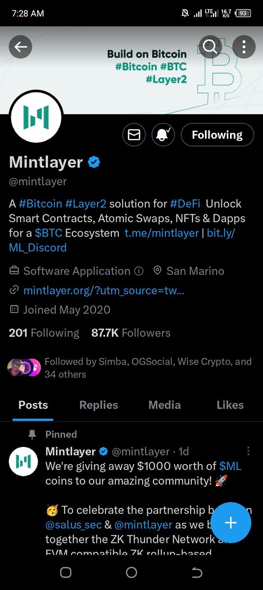 @mintlayer @salus_sec Congrats @salus_sec and @mintlayer for forming this strategic Partnership 

Joined Telegram 

@Mitchell34Doge @MCryptohub70606 

All the tasks are Carefully Followed and Completed.
Wish me luck