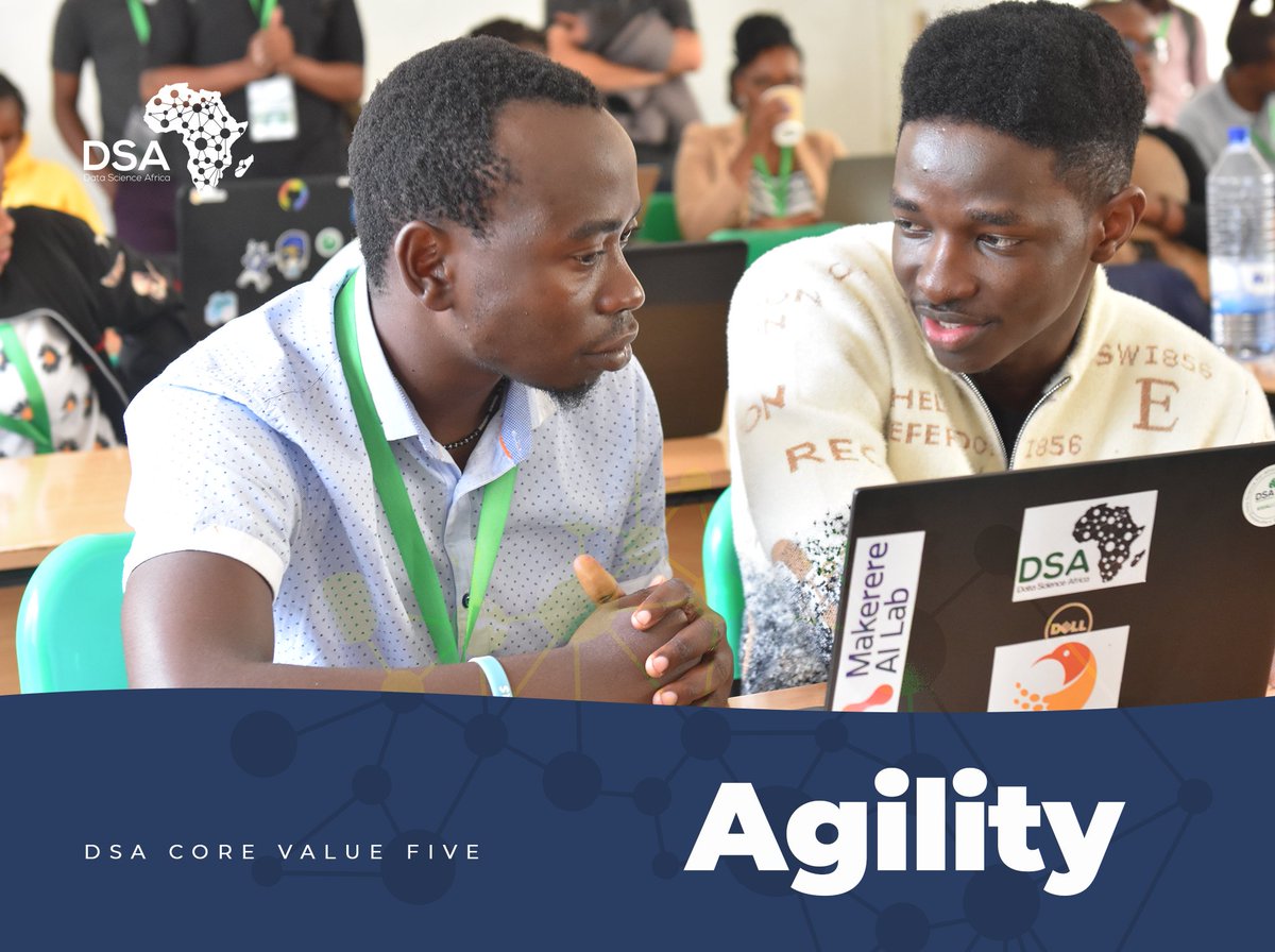 🚀 Challenges may arise, but With agility as our guide, we tackle obstacles head-on to ensure our mission of leveraging data science for positive change never wavers.#DSA2024Nyeri