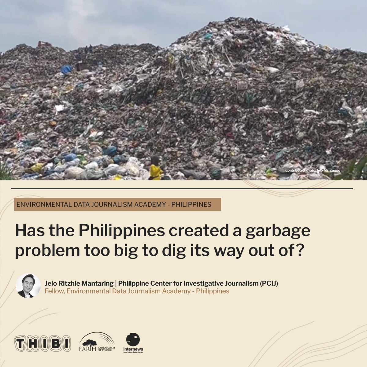 🧵 Has the Philippines created a garbage problem too big to dig its way out of? 

In this data story by @PCIJdotOrg, Environmental Data Journalism Academy fellow @JeloMantaring digs deep into the Philippines' garbage crisis. ⌄

#DDJ #DataJournalism #Philippines