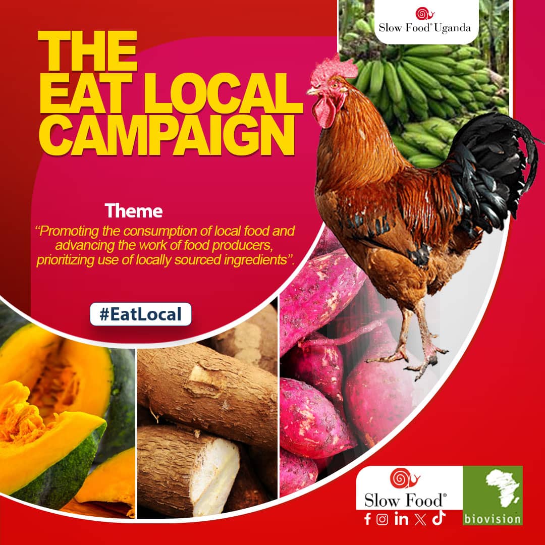 slowfooduganda's tweet image. We join the rest of the world to celebrate International Biodiversity Day by launching the #EATLocal campaign. This campaign is an opportunity to celebrate the great flavours, cultural diversity, and positive impact of consuming local food. More about the campaign ⤵️…