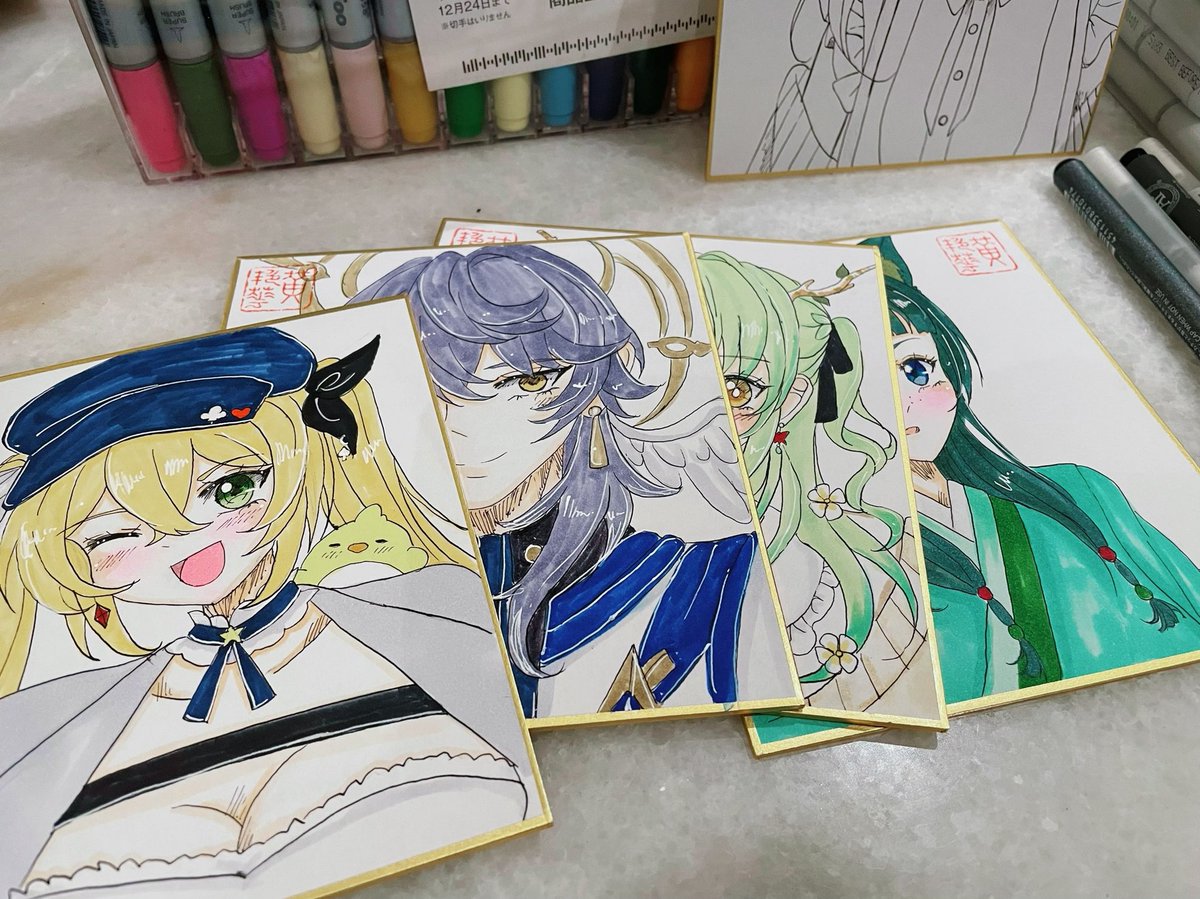 Cooking some shikishi board one off’s for Animenorth! ~