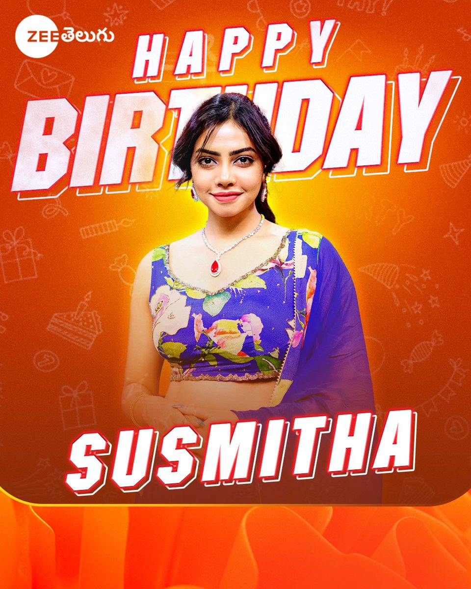 ZeeTVTelugu's tweet photo. Here's wishing Renuka a.k.a #Susmitha a very Happy Birthday 🎂🎈 

#HBDSusmitha #HappyBirthdaySusmitha #AmmayiGaru #ZeeTelugu https://t.co/Wtu4EeSktK