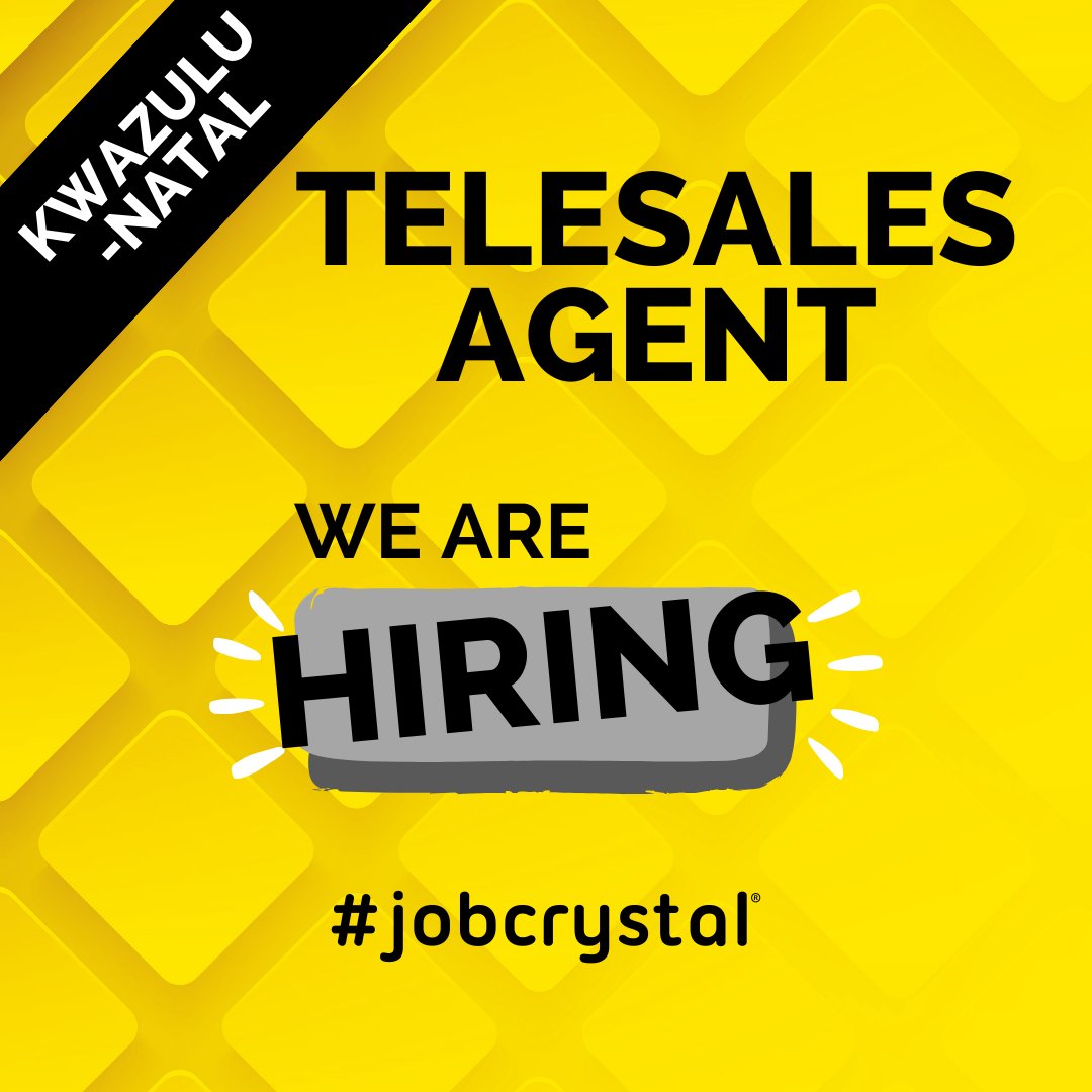 To learn more and apply, follow this link -> jobcrystal.com/job/kwazulu-na…
#JobCrystal #jobseekers