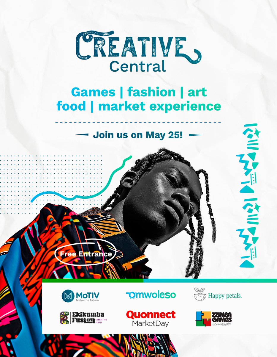 KevinEmmilie4's tweet photo. Saturday is gonna be a day filled with fun 🤩 
Join us @MotivUG we discover a world of creativity at #CreativeCentral sponsored by @ekikumbafusion.
Carry your kids &amp; friends along, entrance is free 

#CreativeTapestry https://t.co/NK3vpr5Yiz