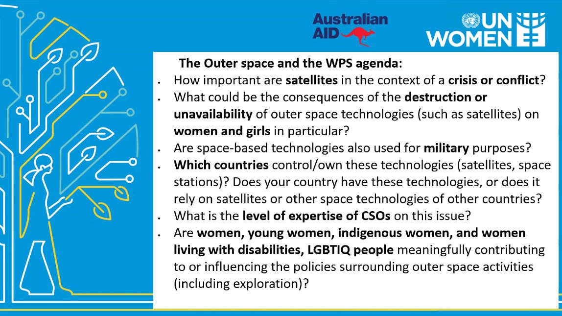 Dr Elise Stephenson (@eliseinthewoods) on Twitter photo Great to be joining <a href="/UN_Women/">UN Women</a>'s Regional Conference Gen-Forum 2024 – Young Leaders for Women, Peace and Security today to talk all things #WomenPeaceSecurity and #space! Sharing some of <a href="/cassandra_star/">A/Prof Cassandra Star</a> and my research into applying the #WPS agenda to space security <a href="/GIWLANU/">Global Institute for Women's Leadership - ANU</a> Great to be joining <a href="/UN_Women/">UN Women</a>'s Regional Conference Gen-Forum 2024 – Young Leaders for Women, Peace and Security today to talk all things #WomenPeaceSecurity and #space! Sharing some of <a href="/cassandra_star/">A/Prof Cassandra Star</a> and my research into applying the #WPS agenda to space security <a href="/GIWLANU/">Global Institute for Women's Leadership - ANU</a>