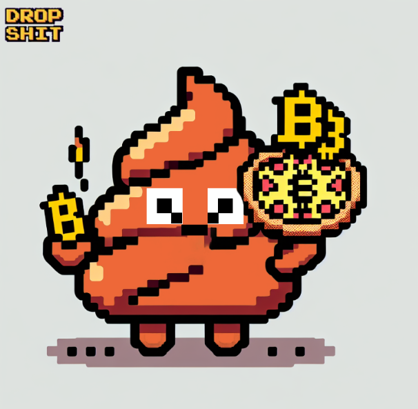 Drop_shit_game's tweet photo. Happy #Bitcoin Pizza Day! 🍕

🥳 Time to celebrate with a slice of the digital pie! 

DropShit💩 is on a mission to let more and more get a taste of the crypto craze! 💥

#Dropshit $Drop #poop #shit #pizzaday #pizza https://t.co/NoxwyDDE47