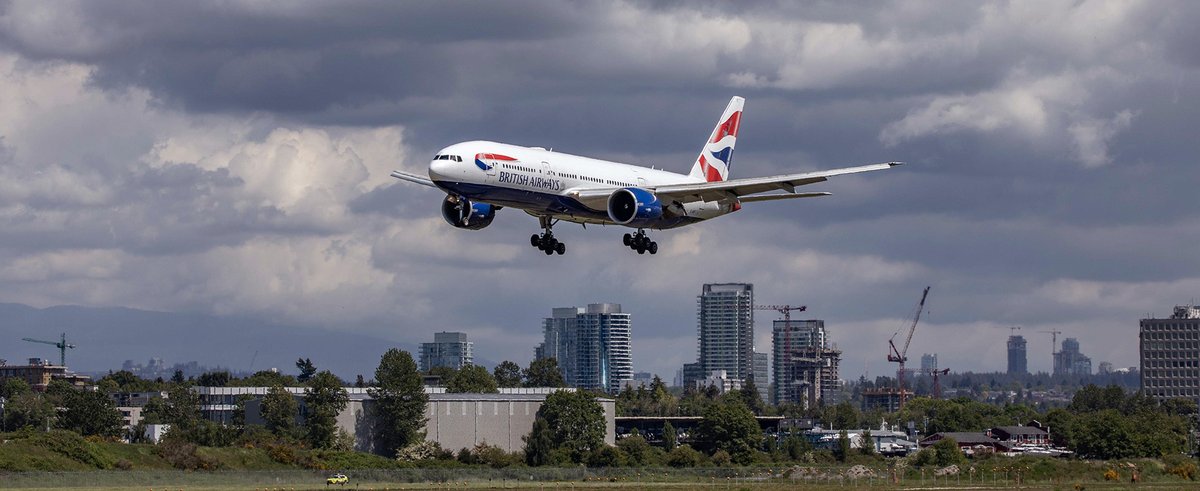 Kent_YVR's tweet photo. #BA2279 @British_Airways @BoeingAirplanes #777-236(ER) arrival @yvrairport from @Gatwick_Airport π #avgeek #Vancouver #GVIIT #B772 #Speedbird https://t.co/qlBqWmcToX