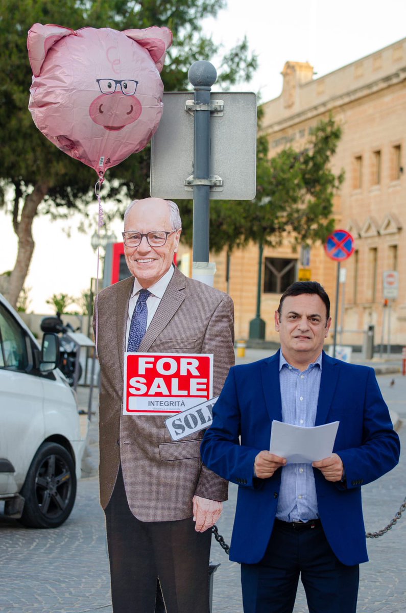 David Casa (@davidcasamep) on Twitter photo Edward Scicluna's integrity has a price that was paid for his complicity and silence. There is no other reason for him to remain Central Bank Governor except for his greed. Stop harming Malta's reputation. Resign.
<a href="/Lagarde/">Christine Lagarde</a>
<a href="/POLITICOEurope/">POLITICOEurope</a>
<a href="/Euractiv/">Euractiv</a> Edward Scicluna's integrity has a price that was paid for his complicity and silence. There is no other reason for him to remain Central Bank Governor except for his greed. Stop harming Malta's reputation. Resign.
<a href="/Lagarde/">Christine Lagarde</a>
<a href="/POLITICOEurope/">POLITICOEurope</a>
<a href="/Euractiv/">Euractiv</a>