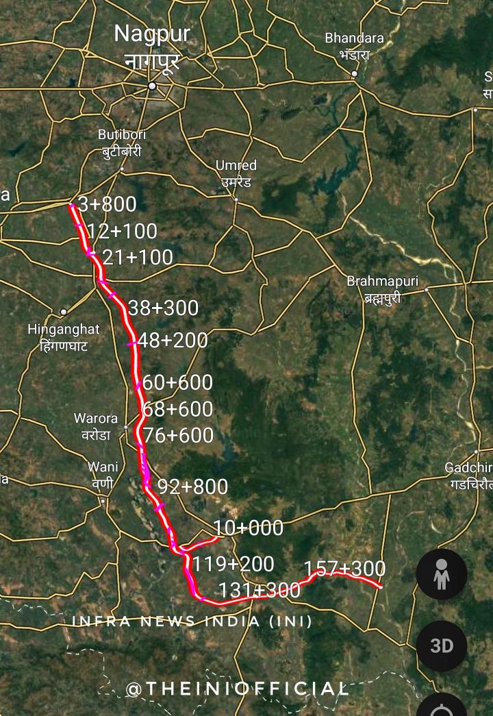 Big update on Nagpur-Chandrapur Expressway from #Maharashtra

Financial bids for this new expressway have now opened and following are the L1 bidders:

• Nagpur-Chandrapur Expressway:

🛣️ Pkg NC01: GR Infra

🛣️ Pkg NC02: Gawar Construction

🛣️ Pkg NC03: Gawar Construction

🛣️