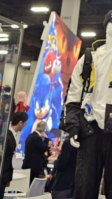 SONIC MOVIE 3 PROMOTIONAL POSTER AT SEGA'S BOOTH IN THE LICENSING EXPO 

#SonicMovie3 #SonicTheHedgehog
#Sonic3 #SonicNews