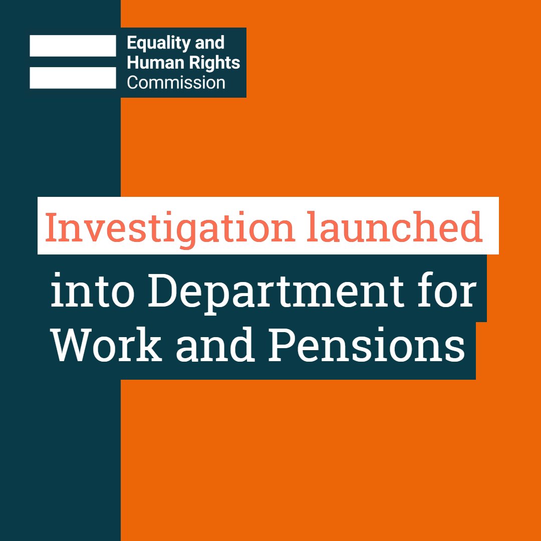 We have launched an investigation and assessment into the Secretary of State for Work and Pensions over concerns about the treatment of some disabled benefits claimants. More: orlo.uk/D7TJO