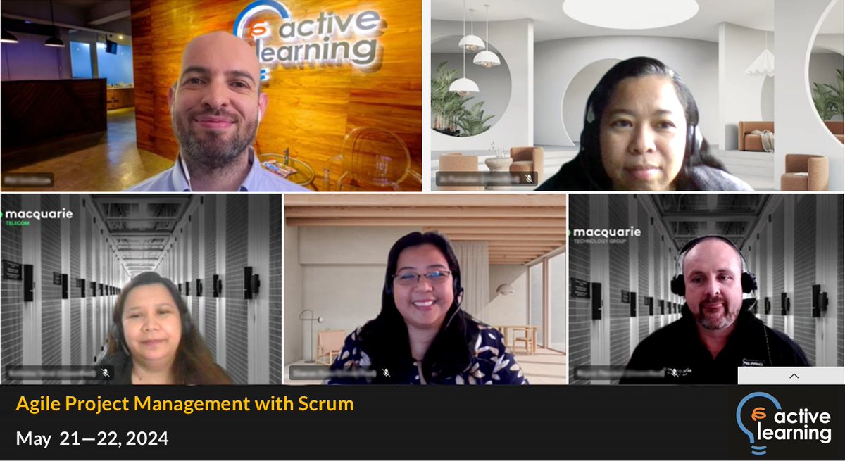 Just finished Agile Project Management with Scrum Live Online training! Join us on Jul 2 - 3, 2024 for the next run. For more info, click here tinyurl.com/4cjnhbhu. #UpgradeYourself #agile