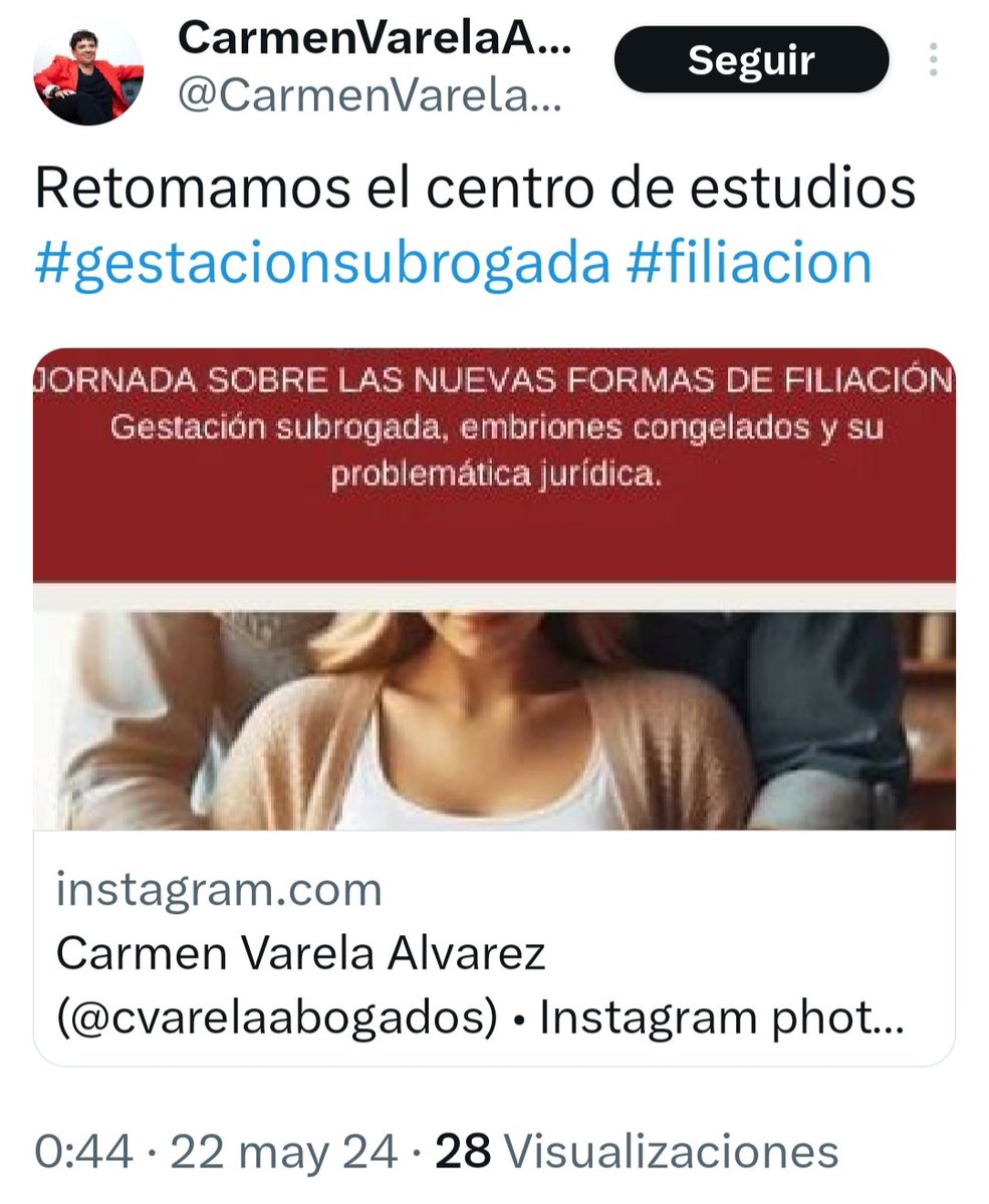 Formarse y entender qué es la #GestaciónSubrogada y la filiación en las nuevas formas de familia es AVANZAR. Impedirlo es censura de otros tiempos.

AVANCEMOS !!!!!