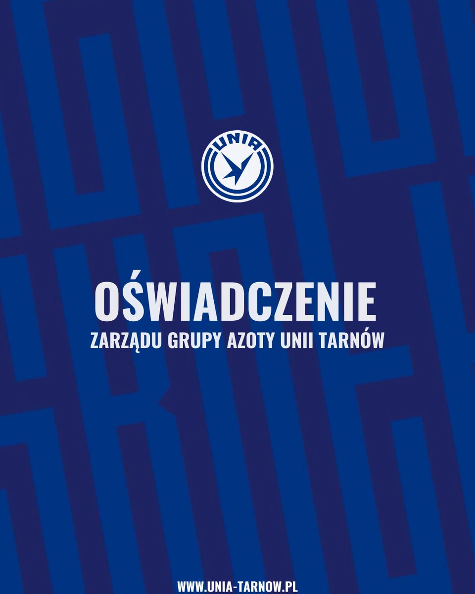 W związku z ostatnimi doniesieniami medialnymi przedstawiamy Państwu oświadczenie Zarządu Grupy Azoty Unii Tarnów⤵️

unia-tarnow.pl/2024/05/22/osw…