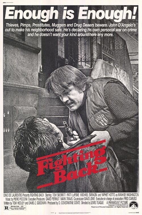 🎬MOVIE HISTORY: 42 years ago today, May 21, 1982, the movie 'Fighting Back' opened in theaters!

#TomSkerritt #PattiLuPone #MichaelSarrazin #YaphetKotto #DavidRasche #LewisVanBergen #EarleHyman #TedRoss #FrankSivero #PatCooper #AllanGraf #DonnaDeVarona #JimMoody #LewisTeague