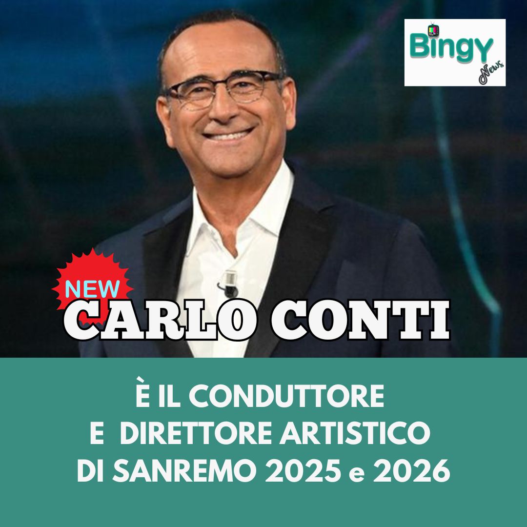 UFFICIALE!

Carlo Conti è il conduttore e direttore artistico delle edizioni 2025 e 2026 del Festival di Sanremo. Cosa ne pensate di questa scelta?

#Sanremo #CarloConti #Sanremo2025 #Festivaldisanremo #Musicaitaliana #Televisione #rai1