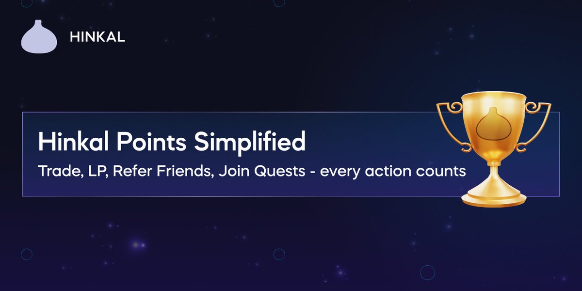 hinkal_protocol's tweet photo. Time’s running up ⏳

With Season 1 ending this summer, it’s time for another deep dive into Hinkal Points.

Here’s how it works 🧵 https://t.co/Wzpax0NgUx