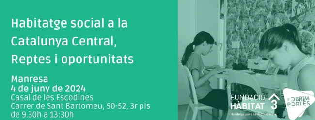 @habitat_3 organitza una trobada adreçada a #EntitatsSocials, #ajuntaments i #consellscomarcals per reflexionar sobre la situació de l’#HabitatgeSocial a la #CatalunyaCentral, conèixer agents que intervenen, els projectes i oportunitats de futur.