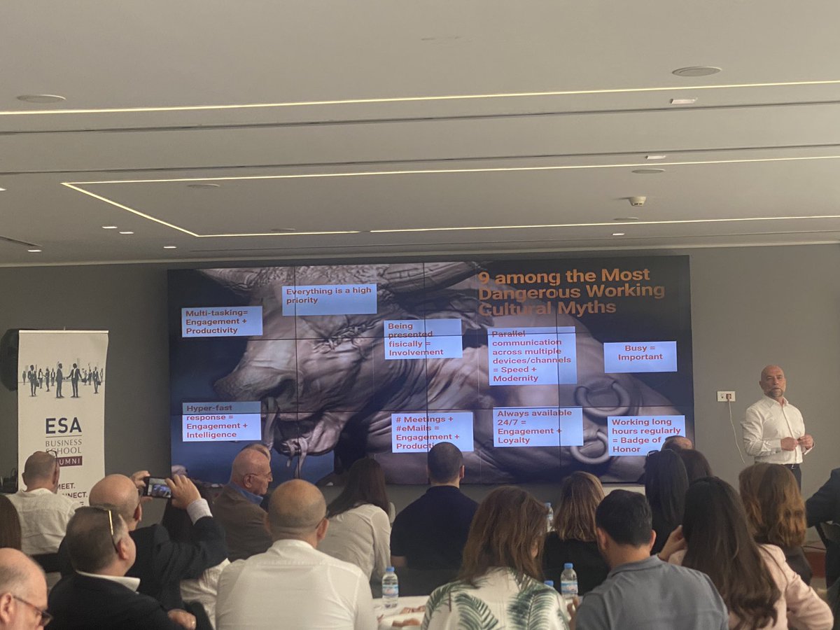 #HappeningNow 

Breakfast conference presented by Tony Tarantini on the theme "Work Shock: in an era of continuous business change and toxic working culture, reinvent the agenda to keep your people productive, motivated and healthy!"
