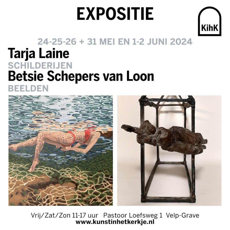 Bijzondere Expositie Betsie Schepers van Loon en Tarja Laine
Beelden en schilderijen