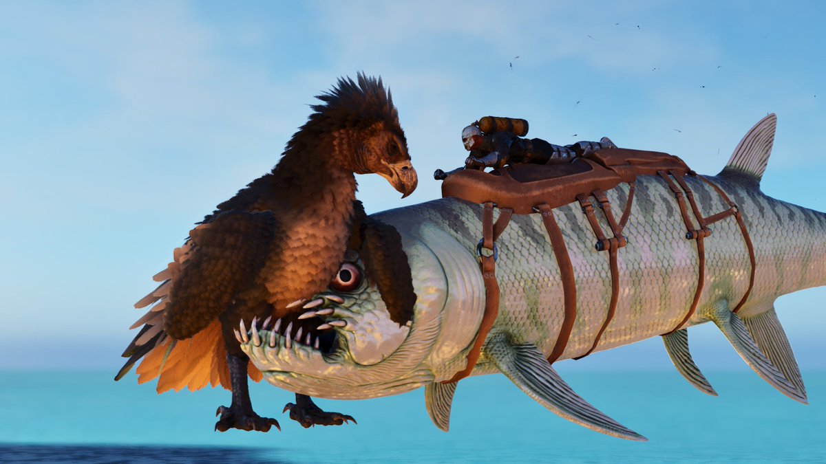 I'm in love with the new fish and happy to have him in the official game! #playARK #ARKSurvivalAscended <a href="/survivetheark/">ARK: Survival Ascended</a>