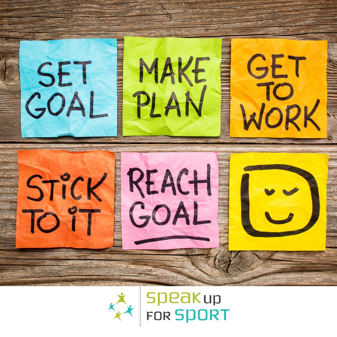 Got a goal in your sport? 
Plan now; be specific, make it achievable & relevant, give it a time frame, write it down & measure your success 

#writeyourgoals #planninginsport #measureyoursuccess #sportinggoals #youngathletes