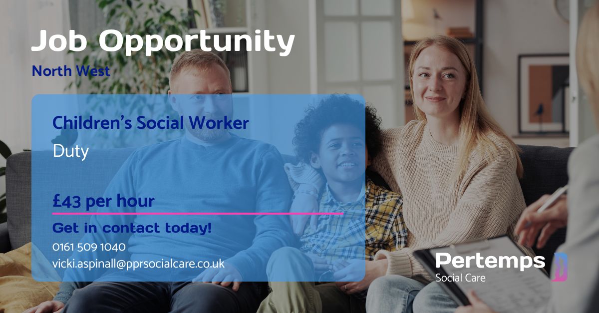 📢📢Are you a qualified #socialworker? Then we have the role for you! Why not join the team in #northwest in the Duty Team 💸💸Pay £43 per hour ☎️☎️Call or message me for more information Apply following the Link 👇👇 buff.ly/3wLmhv2 #socialwork #socialworkers