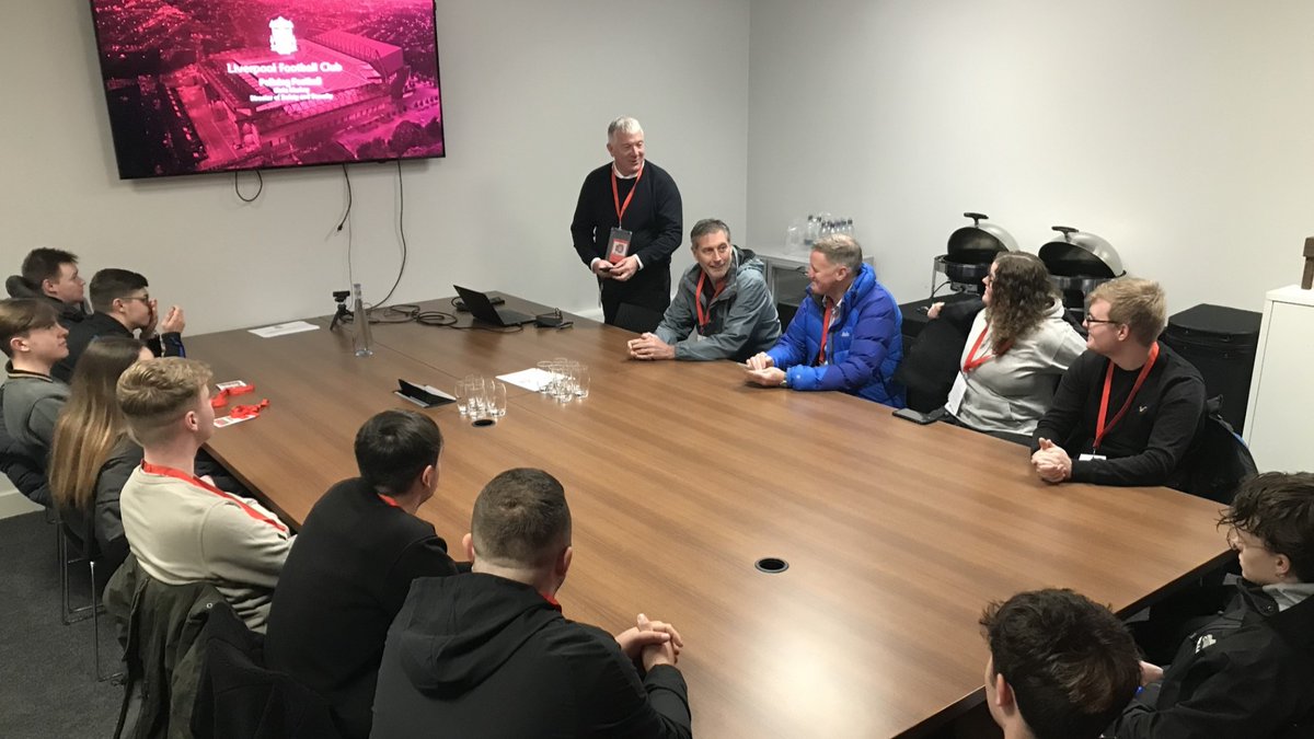A group of Edge Hill students were given a taste of the challenges associated with policing a Premier League football match recently, with an access-all-areas visit to @LFC : orlo.uk/4AKoe