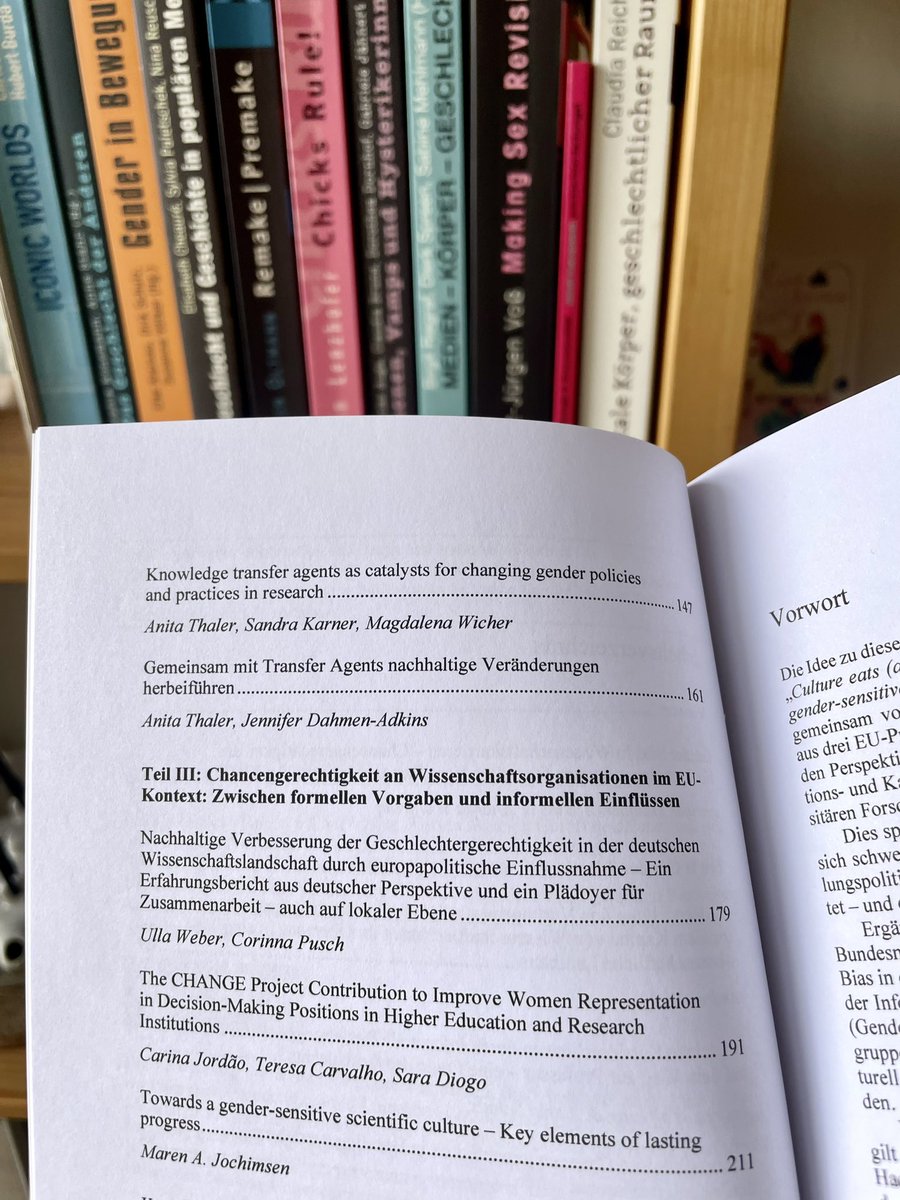 CHANGE (@change_h2020) on Twitter photo News from #CHANGErs! 📖 💪🏻
A new book on „Academic careers and gender bias“ by @Jennifer_Dahmen & Andrea Wolffram <a href="/RWTH/">RWTH Aachen</a> - with chapters (about transfer agents - one in English) from our coordinators Anita Thaler @QueeSTS & <a href="/Sandra_Karner/">Sandra Karner</a>.
shop.budrich.de/produkt/wissen… News from #CHANGErs! 📖 💪🏻
A new book on „Academic careers and gender bias“ by @Jennifer_Dahmen & Andrea Wolffram <a href="/RWTH/">RWTH Aachen</a> - with chapters (about transfer agents - one in English) from our coordinators Anita Thaler @QueeSTS & <a href="/Sandra_Karner/">Sandra Karner</a>.
shop.budrich.de/produkt/wissen…