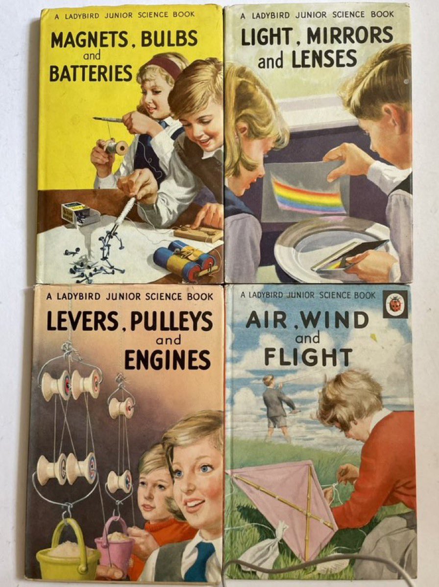Ladybird cover stories, 1962-3 The Junior Science series Artist: Harry Wingfield